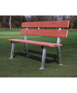 Zitbank met rugleuning FSC-hout